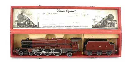 Appraisal: Hornby O Gauge - - Loco and Tender LMS maroon