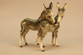 Appraisal: German Art Deco Hutschenreuther-Rosenthal Donkey Group figurine by Hans Achtziger