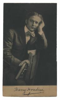 Appraisal: Houdini Harry Photogravure Portrait of Houdini Charlottenburg Germany ca Depicting