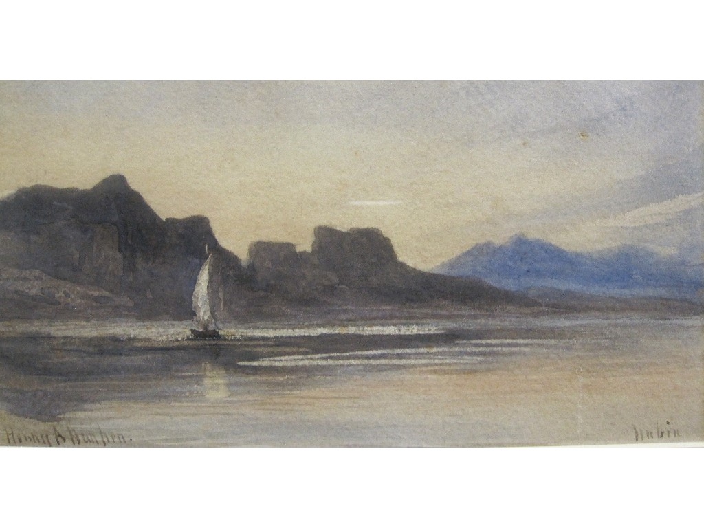 Appraisal: HENRY A HARPER Watercolour 'Hubin' signed and entitled x