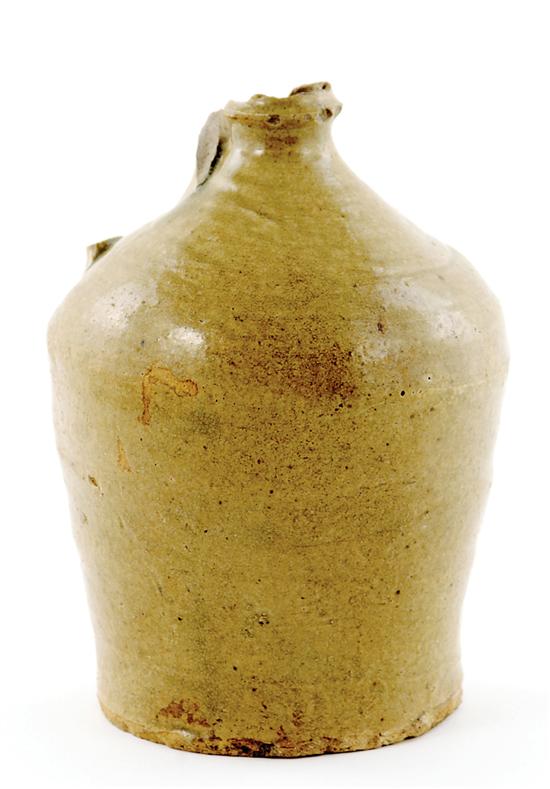 Appraisal: Southern stoneware jug Pottersville Edgefield South Carolina circa alkaline glazed