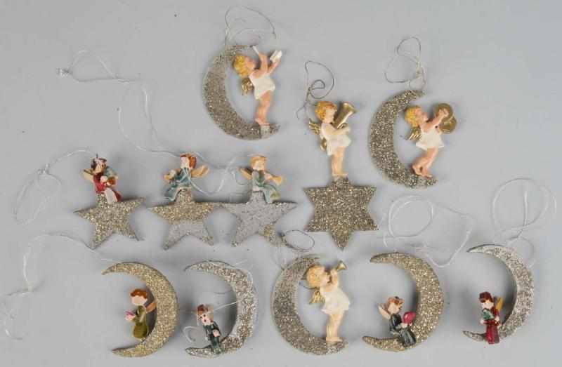 Appraisal: Lot of Christmas Ornaments Description Ornaments are of angels and