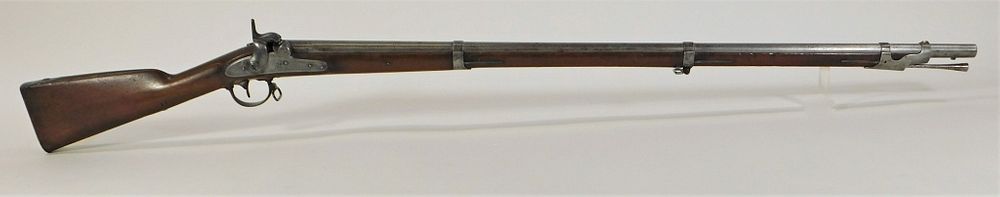 Appraisal: U S Model Percussion Musket United States C caliber walnut