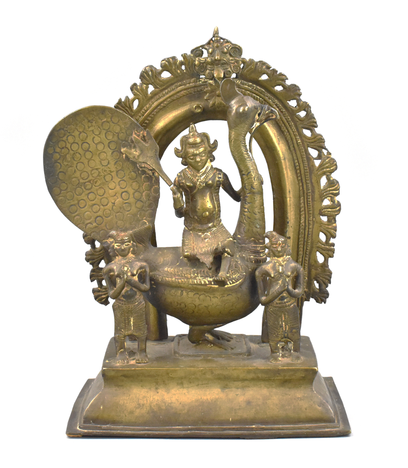 Appraisal: An Indian bronze buddha figure dating from the th century