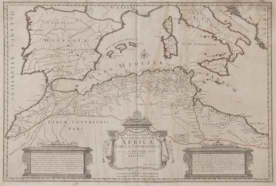 Appraisal: De l'Isle Guillaume In Notitiam Ecclesiasticam Afric Tabula Geographica North