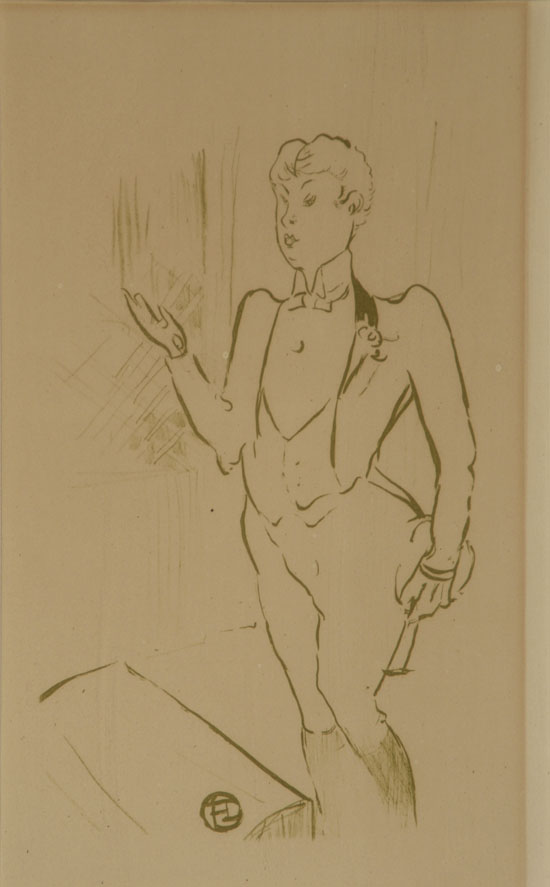 Appraisal: Henri de Toulouse-Lautrec French - Mary Hamilton from Le Caf