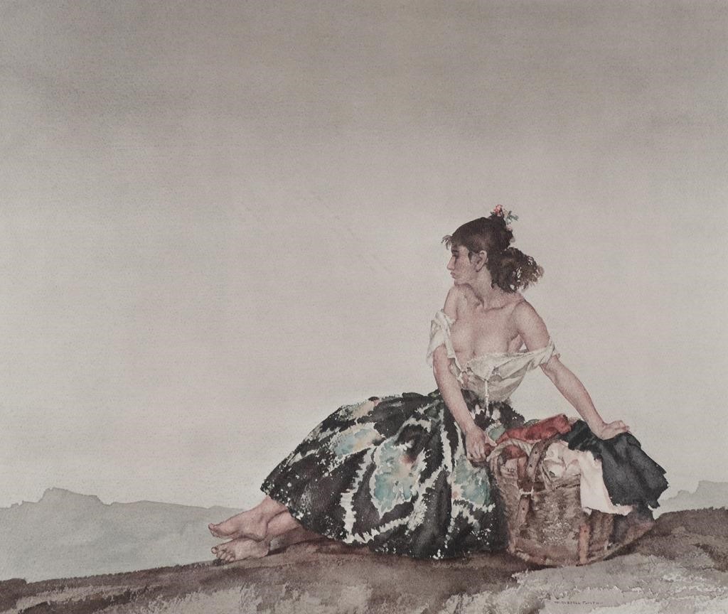 Appraisal: WILLIAM RUSSELL FLINT SIGNED LITHOGRAPHSir William Russell Flint Scottish -