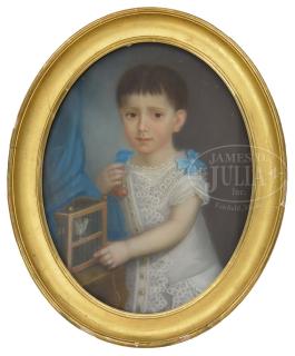 Appraisal: UNSIGNED th century VICTORIAN PORTRAIT OF A CHILD UNSIGNED th