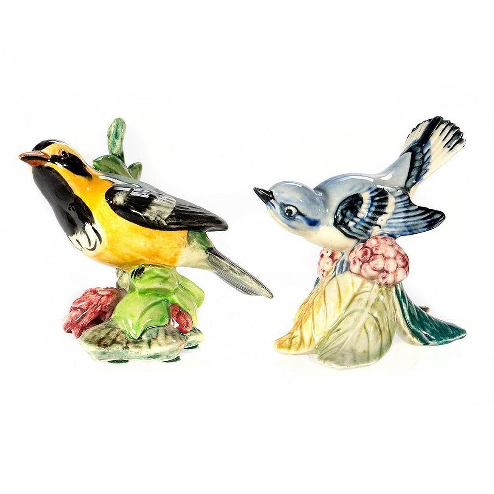 Appraisal: Stangl Pottery Birds Two songbirds one marked under glaze mark