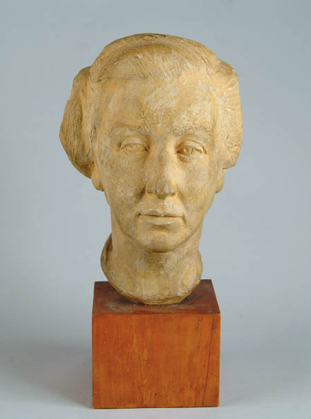 Appraisal: MILTON ELTING HEBALD American BUST OF MRS CUMMINGS Clay plaster