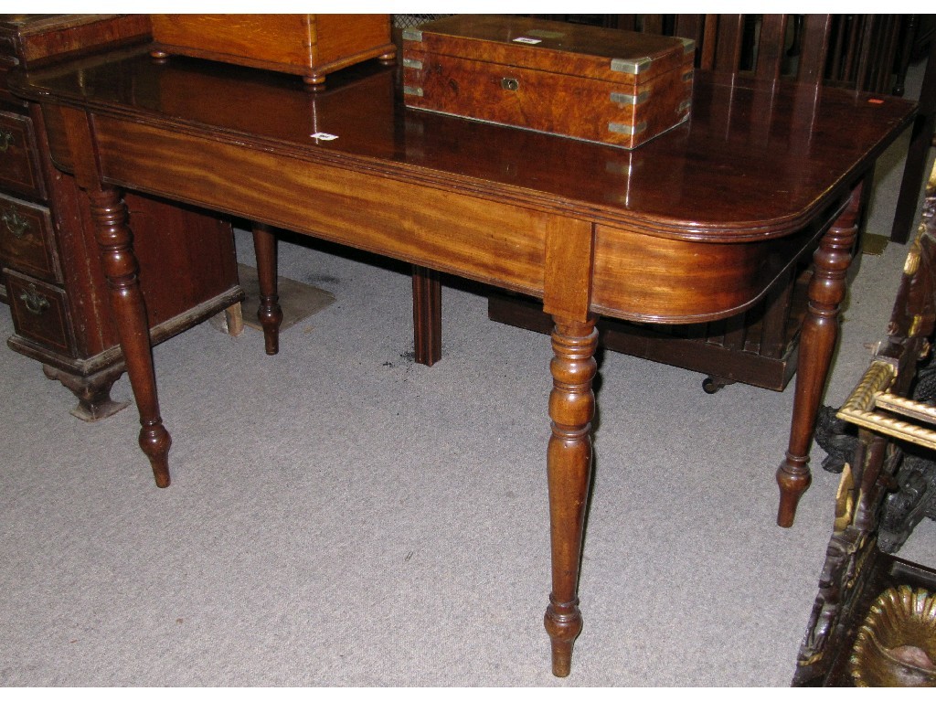 Appraisal: Georgian mahogany part D-End dining table