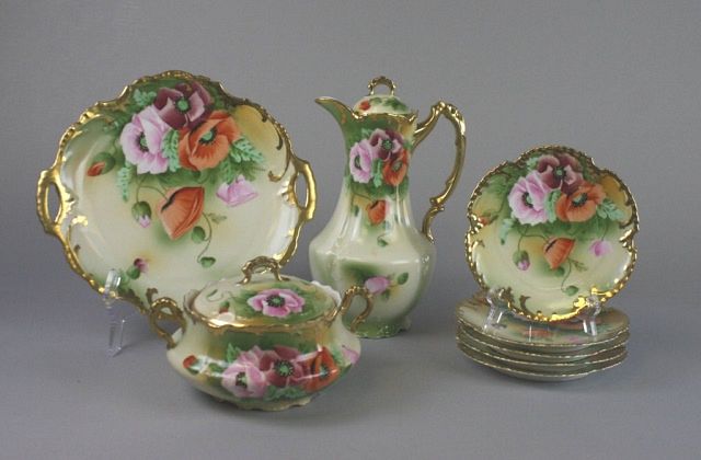 Appraisal: Piece ZS Co Royal Munich Porcelain Dessert Set pieces of