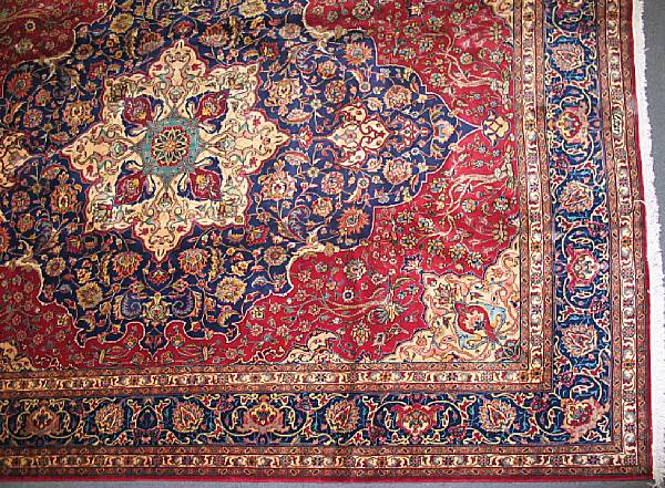 Appraisal: A Tabriz carpet size approximately ft in x ft in