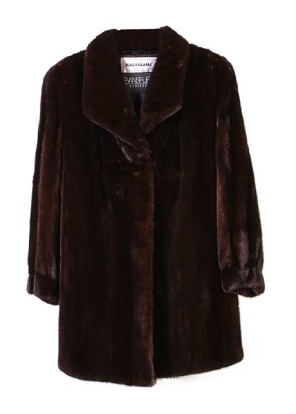 Appraisal: A Blackglama mink fur coat approximate womens size