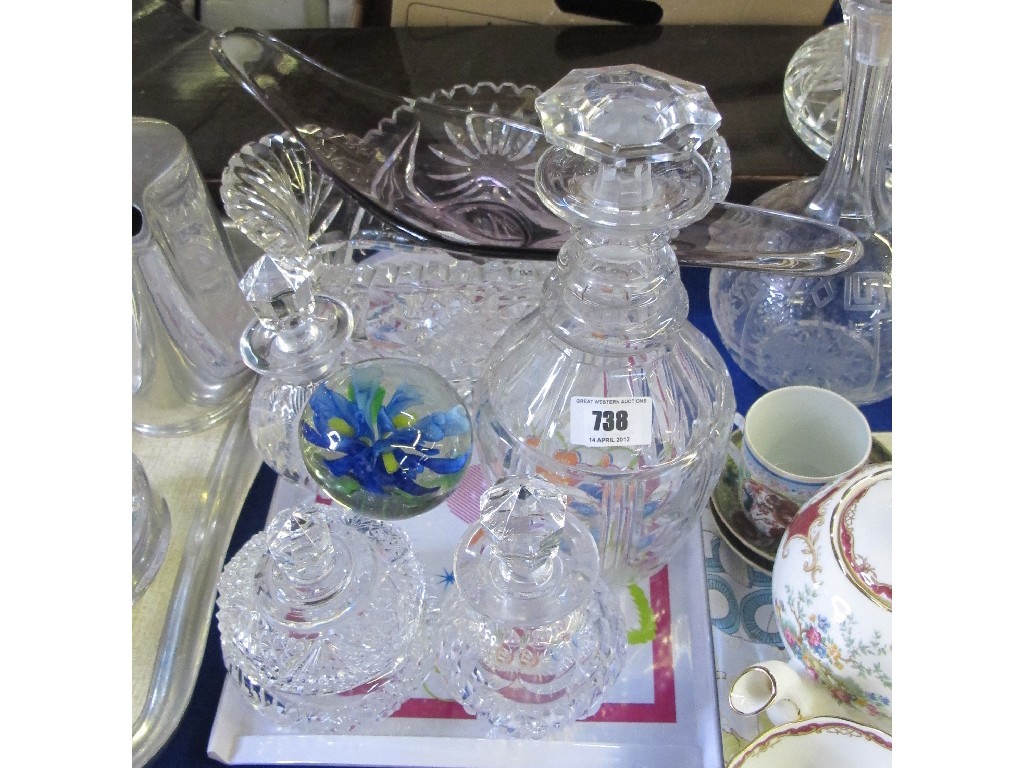 Appraisal: Various crystal etc including bowls and decanter