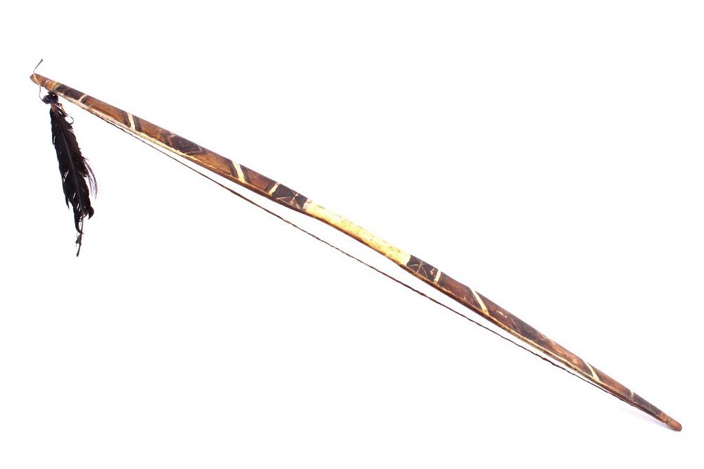 Appraisal: Southern Plains Indians Parfleche Bow c For your consideration is