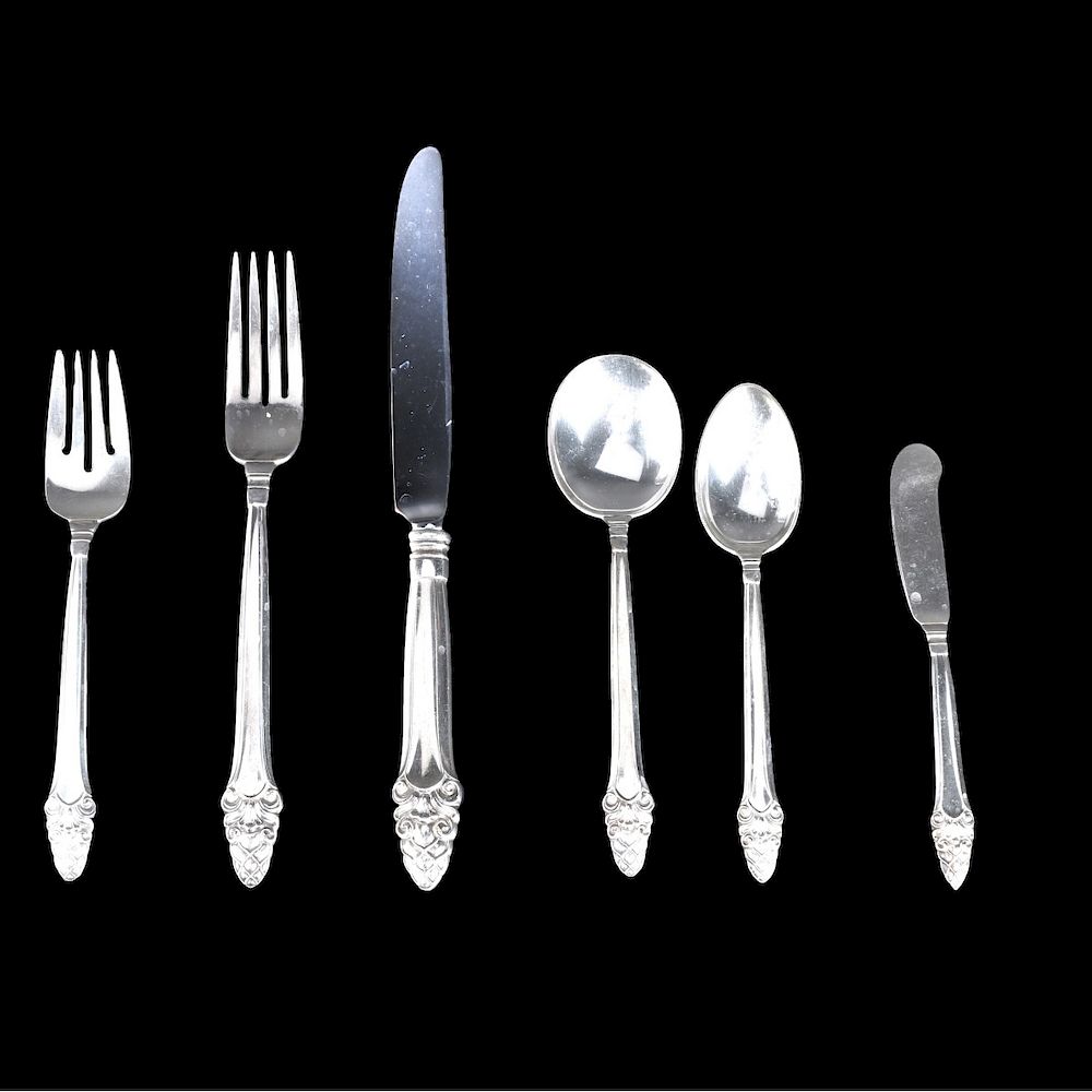 Appraisal: Gorham Sovereign Cutlery Eight four pieces Gorham Sterling Silver Sovereign