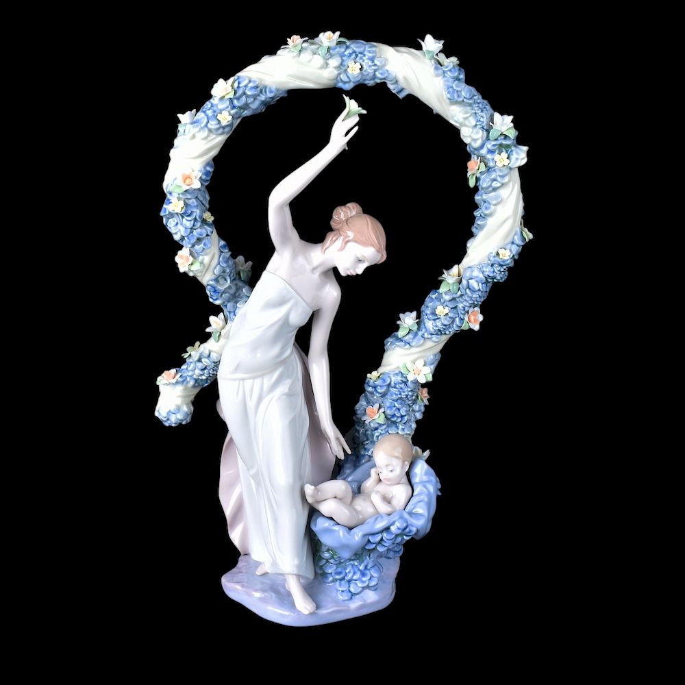 Appraisal: Lladro Figurine Lladro Rebirth Inspiration Millenium Porcelain Figurine Signed Measures