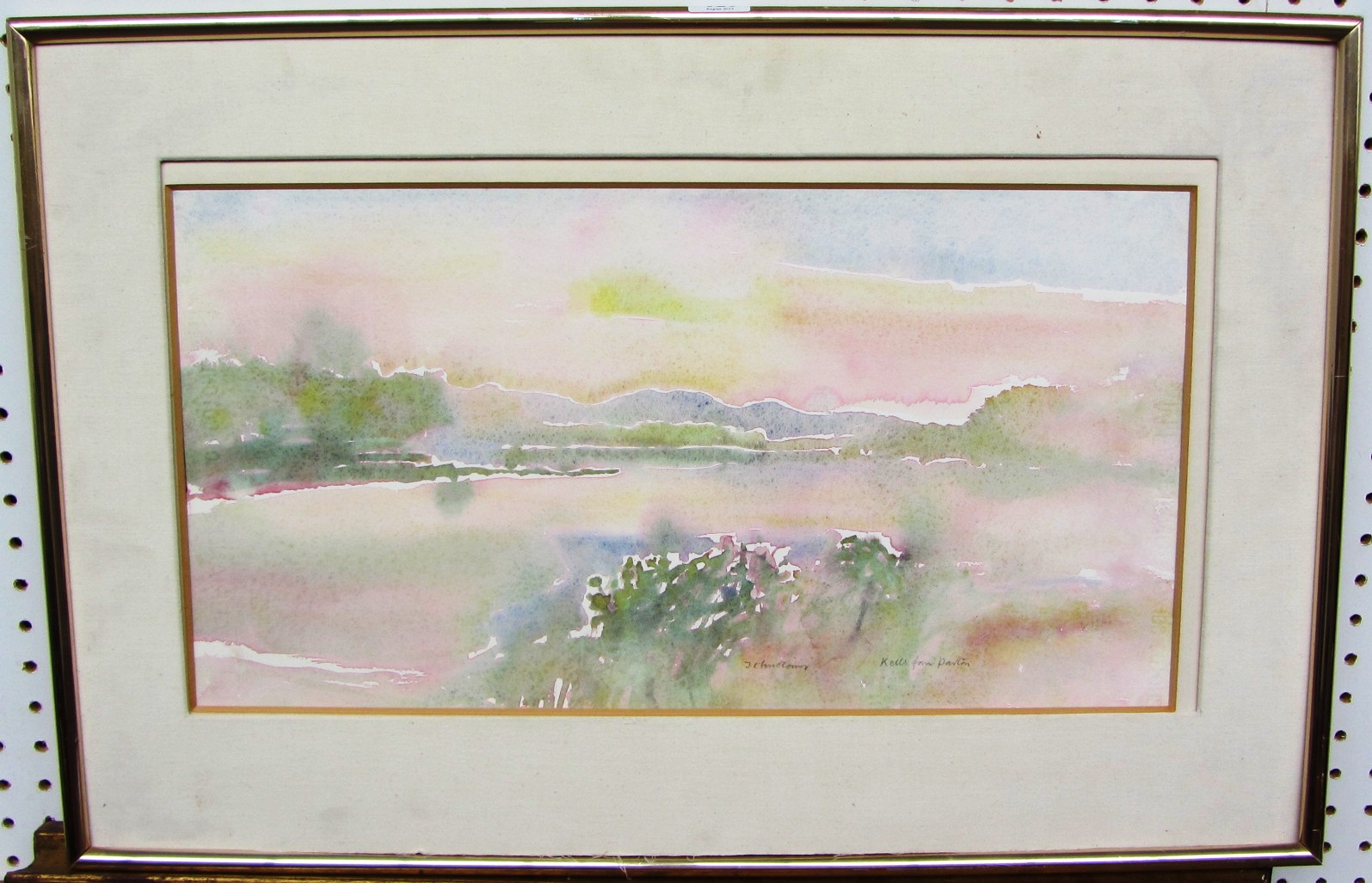 Appraisal: John Scorror O'Connor - Kells from Parlton watercolour signed and