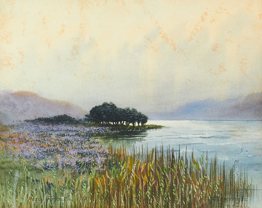 Appraisal: Percy French Glenveagh Watercolor Percy William Percy French Irish -