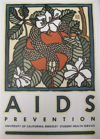 Appraisal: DAVID LANCE GOINES COLOR LITHOGRAPHIC POSTER California born titled Aids