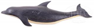 Appraisal: CLARK G VOORHEES CARVING OF A DOLPHIN CLARK G VOORHEES