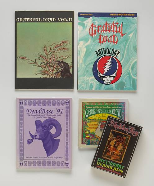 Appraisal: A Vince Welnick library of Grateful Dead reference books s