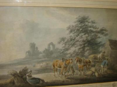 Appraisal: ATTRIBUTED TO PETER LE CAVE fl - Harvesting Scenes pen