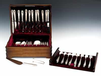 Appraisal: International Sterling Flatware Set Spring Glory Consisting of twelve -