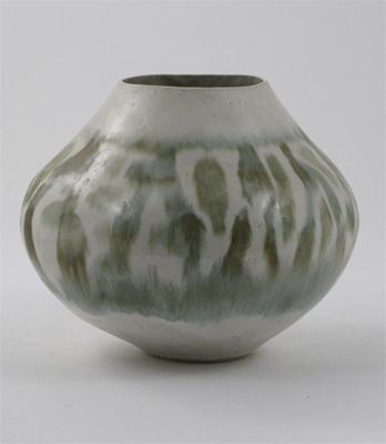 Appraisal: Betty Blandino born a hand coiled vase decorated with a