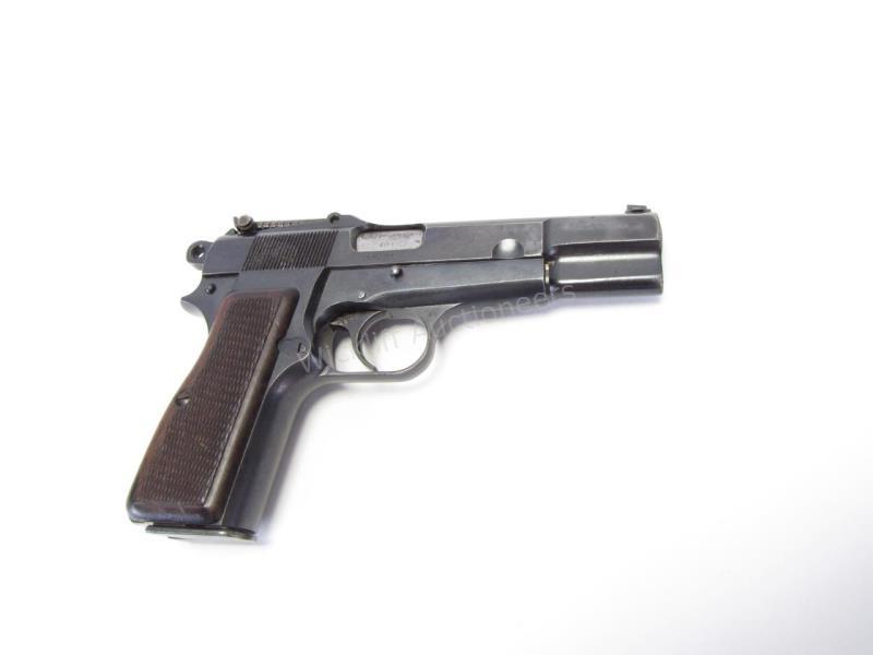 Appraisal: FN Browning Hi Power Semi Auto Pistol-Stainless Steel barrel Chambered