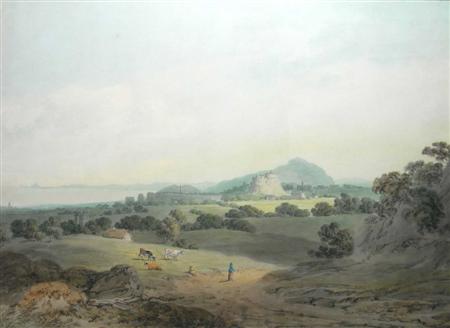 Appraisal: I STEVENSON SCOTTISH FL - A VIEW TOWARDS EDINBURGH WITH