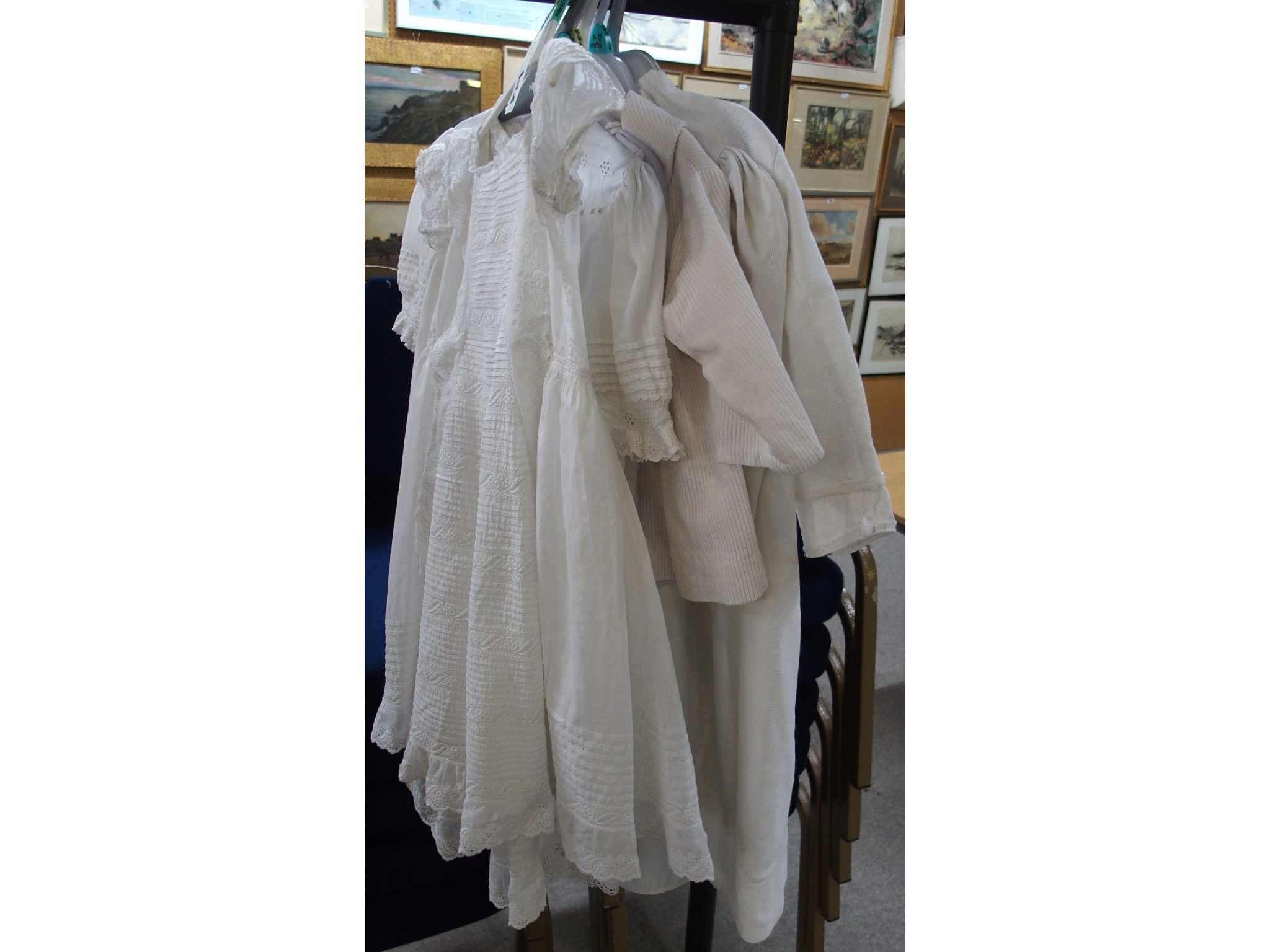 Appraisal: Group of infant christening robes