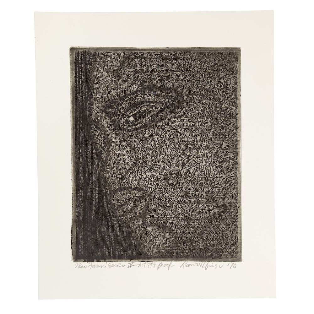 Appraisal: Reon New Faces Series IV woodblock th century Woodblock print