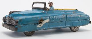 Appraisal: Japanese Tin Wind-Up Convertible Circa s Blue convertible with yellow