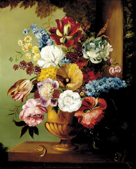 Appraisal: Jan van Huysum after Dutch - STILL LIFE OF FLOWERSoil