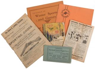 Appraisal: Lot of Eight Vintage Lifestyle and Sporting Good Catalogs Circa