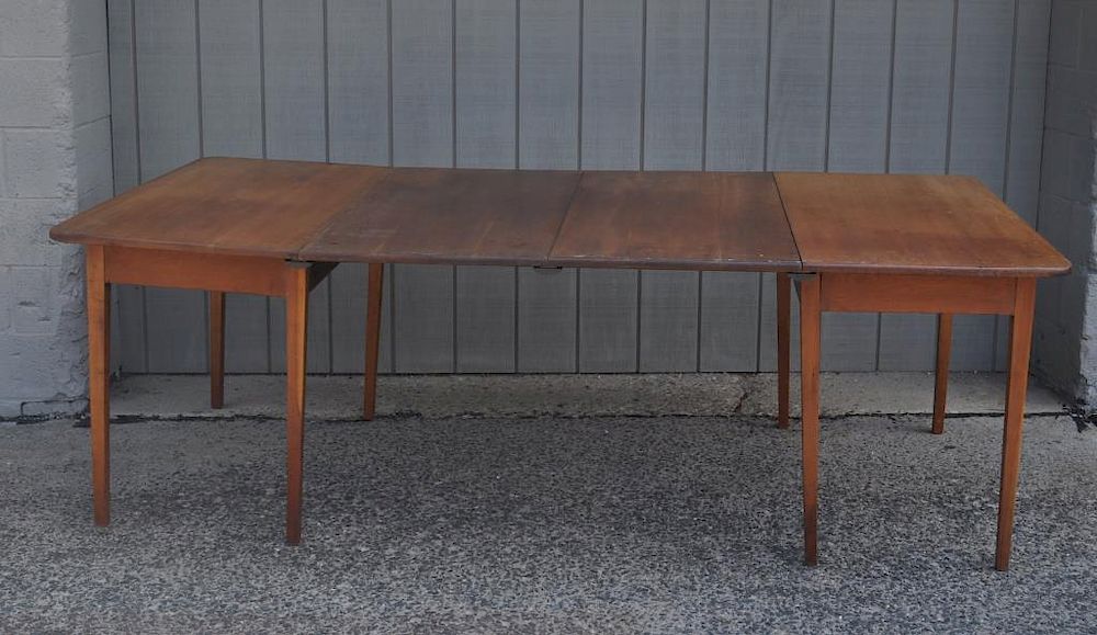 Appraisal: Hepplewhite Style Cherry Two Part Dining Table with two original