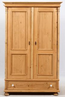 Appraisal: COUNTRY PINE ARMOIRE COUNTRY PINE ARMOIRE H W D Having