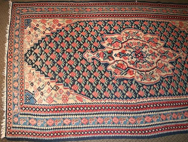 Appraisal: A Senneh kilim size approximately ft in x ft in