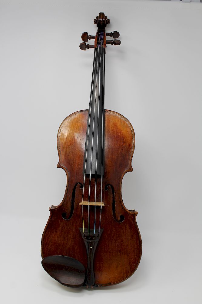 Appraisal: th C Mennegand Violin Paris th C Mennegand Violin in