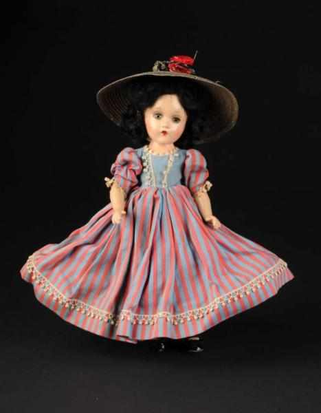 Appraisal: Madame Alexander Scarlett O Hara Composition Doll Description American Ca