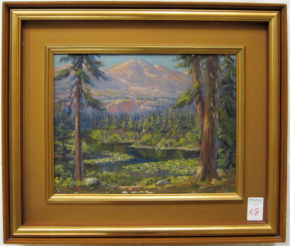 Appraisal: FREDERICK B KRESS OIL ON CANVAS ON BOARD California -