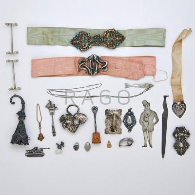 Appraisal: SILVER AND OTHER ACCESSORIES JEWELRY AND SMALLS pieces total Silver