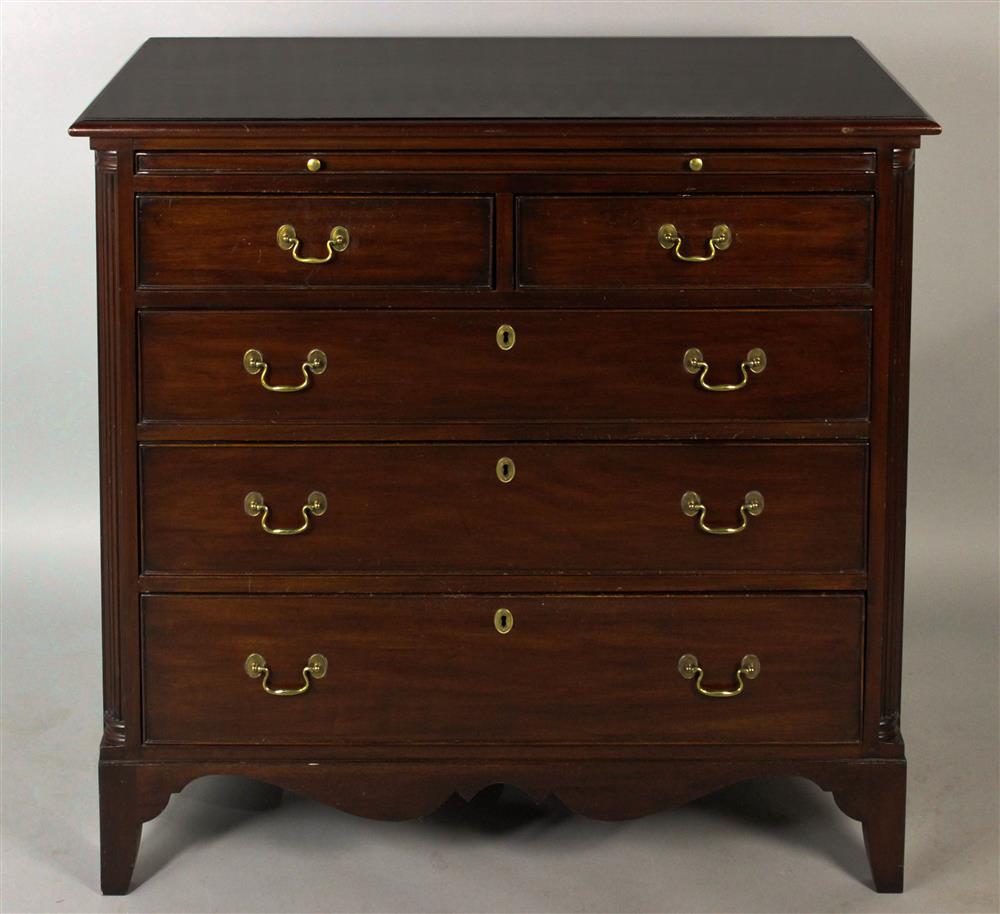 Appraisal: VIRGINIA GALLERIES HENKEL HARRIS MAHOGANY CHEST OF DRAWERS having a