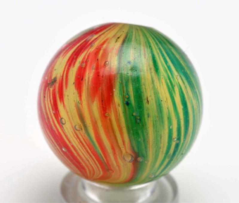 Appraisal: Rare -Paneled Onionskin Marble with Left Twist Description This is