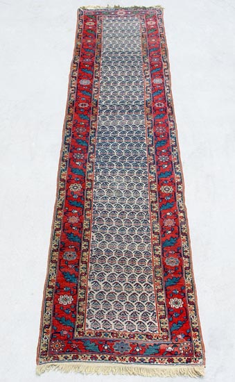 Appraisal: HAND TIED PERSIAN CARPET RUNNER Approx ' '' x '