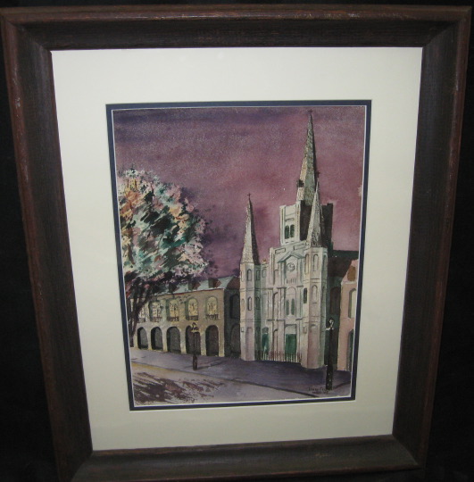 Appraisal: Larry Casso American New Orleans th Century St Louis Cathedral