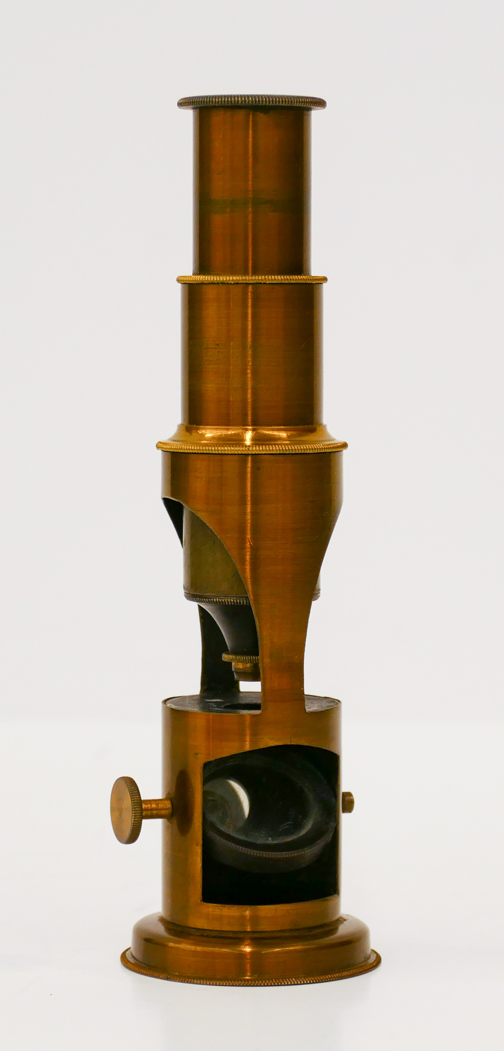 Appraisal: Antique French Brass Microscope ''