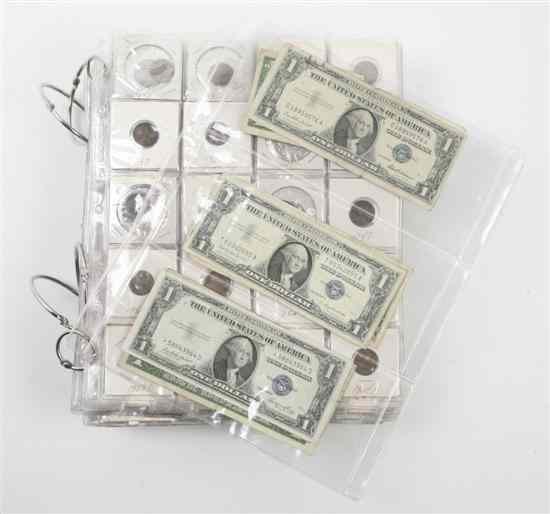 Appraisal: A Collection of U S Coins and Currency comprising Indian